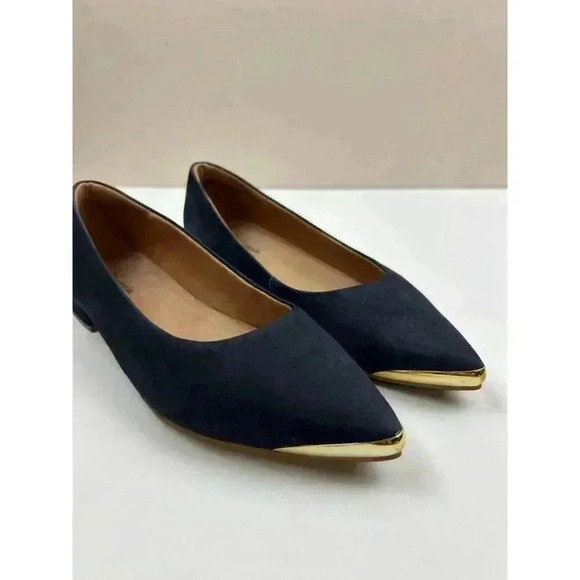 InSignia Flats, Genuine Suede, Made in Brazil, High Quality Shoes Size US6 - Picture 3 of 6
